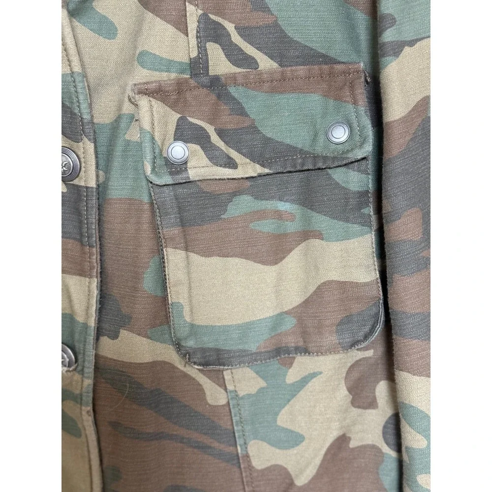 Chelsea DeBoer Lily & Lottie Camo Utility Military Jacket Large Chelsea Houska
